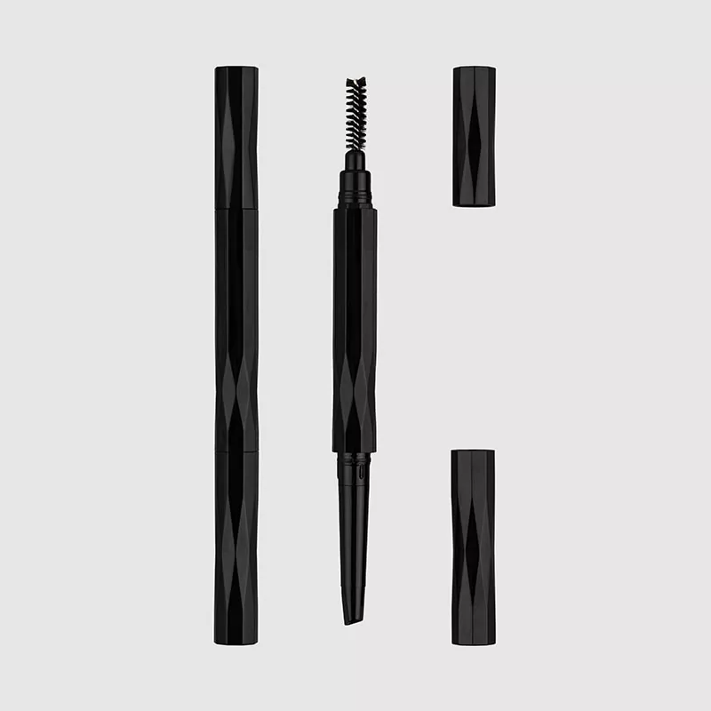 Diamond-cut dual-natapos na brow definer packaging