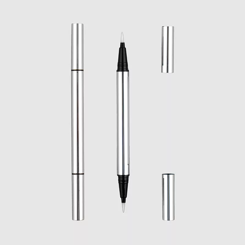 Dual-natapos na brush tip na likidong liner packaging