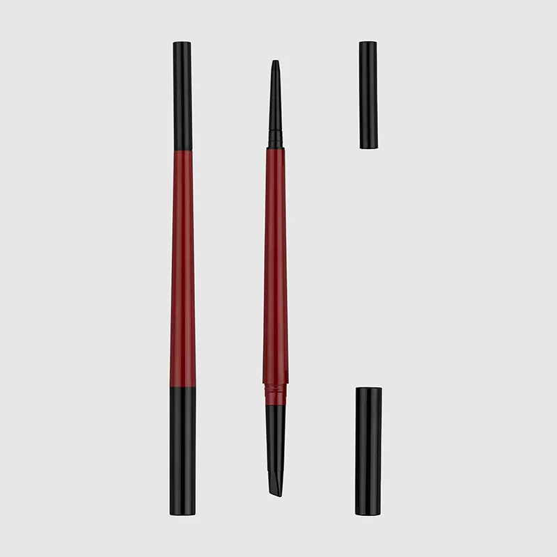 Dual-size brow pen na may malawak at micro tips packaging