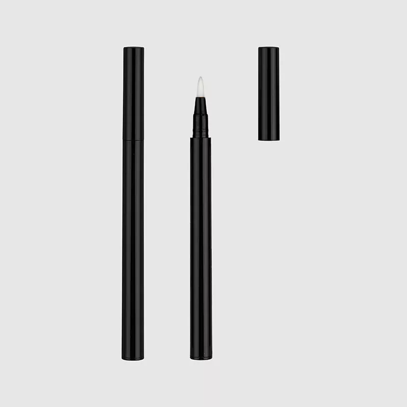 Flat brush liquid eyeliner pen packaging